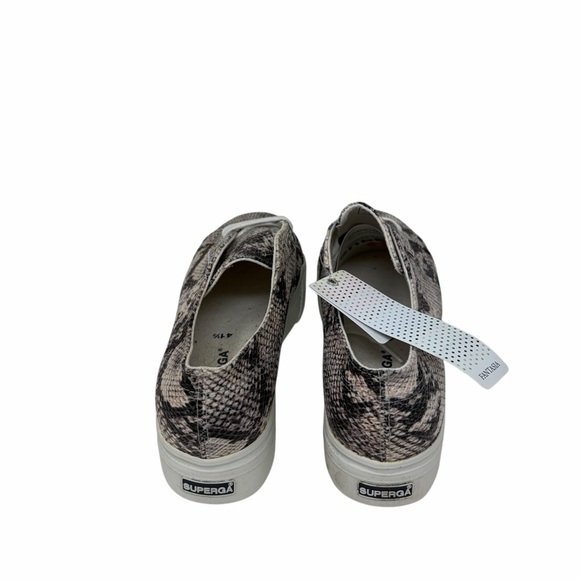 READ NWT Superga Snake Platform Sneakers Size US 8.5 - Picture 4 of 13